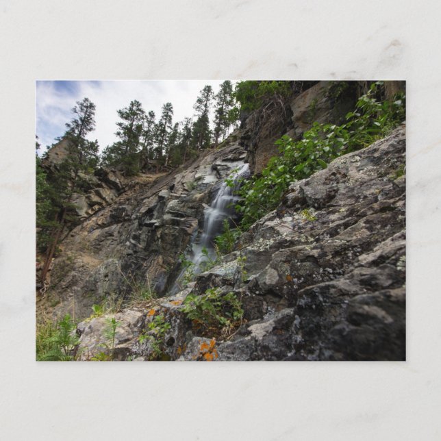 Carte Postale Chutes de Voile nuptiale dans le canyon de Spearfi (Devant)