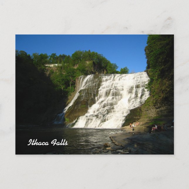 Carte Postale Chutes d'Ithaca (Devant)