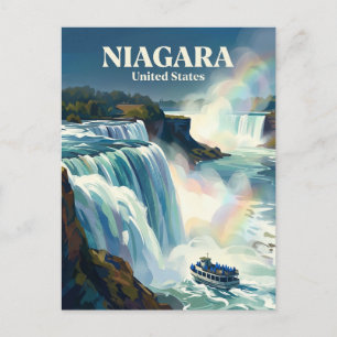 Carte Postale Chutes du Niagara dans l'État de New York