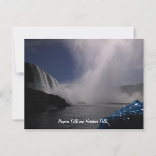 Carte Postale Chutes du Niagara et Chutes du fer à cheval