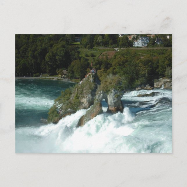 Carte Postale Chutes du Rhin pittoresque en Suisse (Devant)