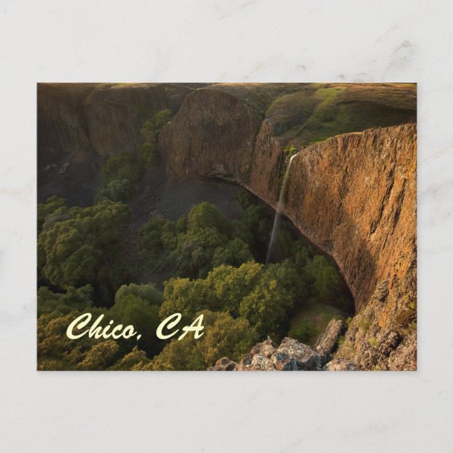 Carte Postale Chutes fantômes à Chico en Californie au coucher d (Devant)