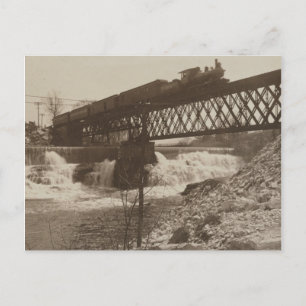 Carte Postale Chutes Gookin Et Pont Ferroviaire