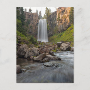 Carte Postale Chutes majestueuses de Tumalo dans le centre de l'