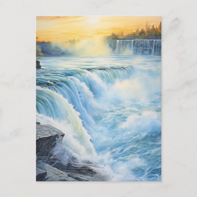 Carte Postale Chutes majestueuses du Niagara #14 (Devant)