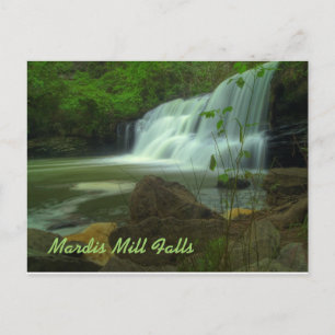 Carte Postale Chutes Mardis Mill