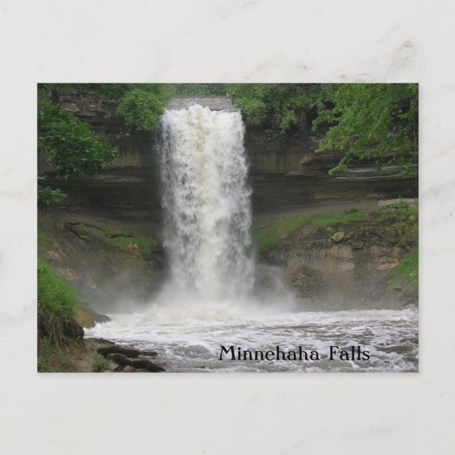Carte Postale Chutes Minnehaha (Devant)