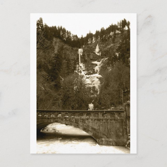 Carte Postale Chutes Multnomah (Devant)
