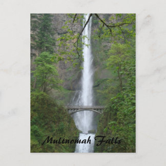 Carte Postale Chutes Multnomah