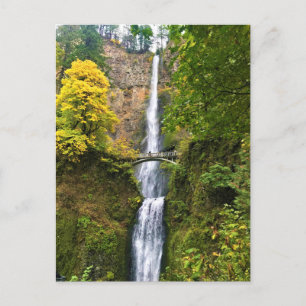 Carte Postale Chutes Multnomah, Columbia River Gorge, Oregon
