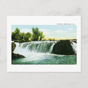Carte Postale Chutes, Sioux Falls, Dakota du Sud