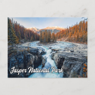 Carte Postale Chutes Sunwapta, Parc national Jasper