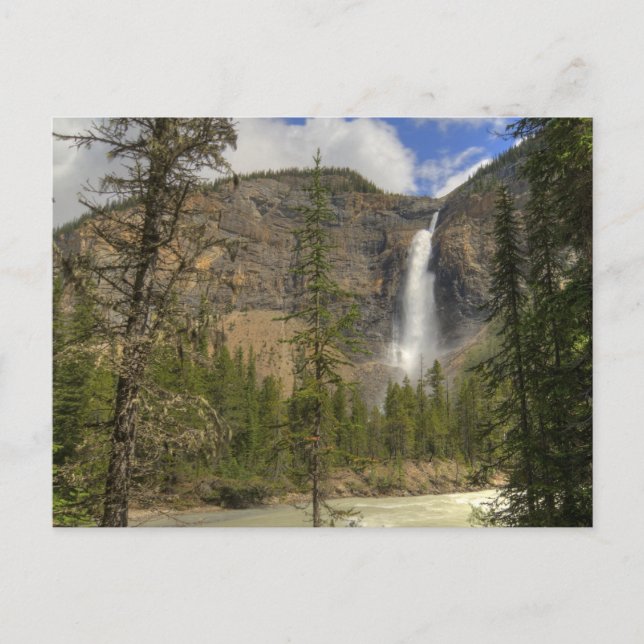Carte Postale Chutes Takakkaw (Devant)