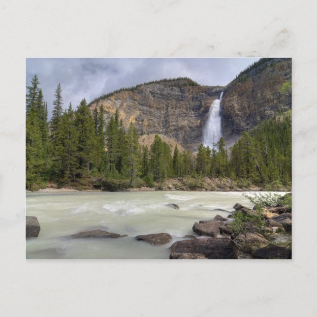 Carte Postale Chutes Takakkaw (Devant)