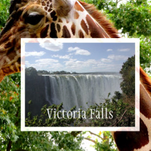 Carte Postale Chutes Victoria, Zambie, Zimbabwe