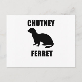 Carte Postale Chutney Ferret