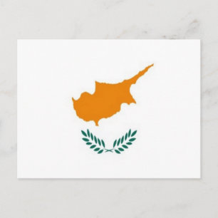 Carte Postale Chypre - Drapeau -