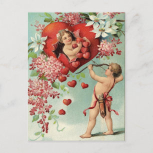 Carte postale Cible Valentine de Cupid