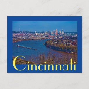 Carte Postale Cicinnati, Ohio, la ville reine