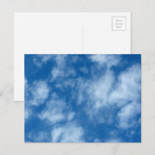 Carte postale Ciel bleu avec nuages Nature Photoca