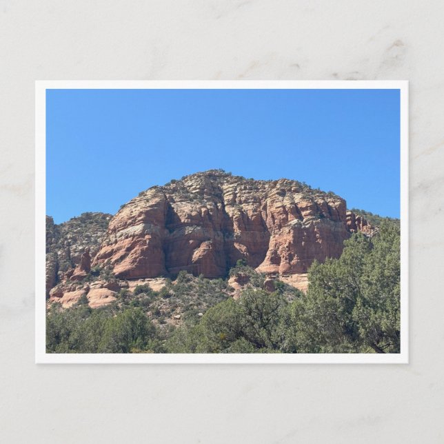 Carte Postale ciel bleu clair (Devant)