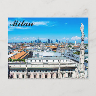 Carte Postale Ciel Milan en Italie
