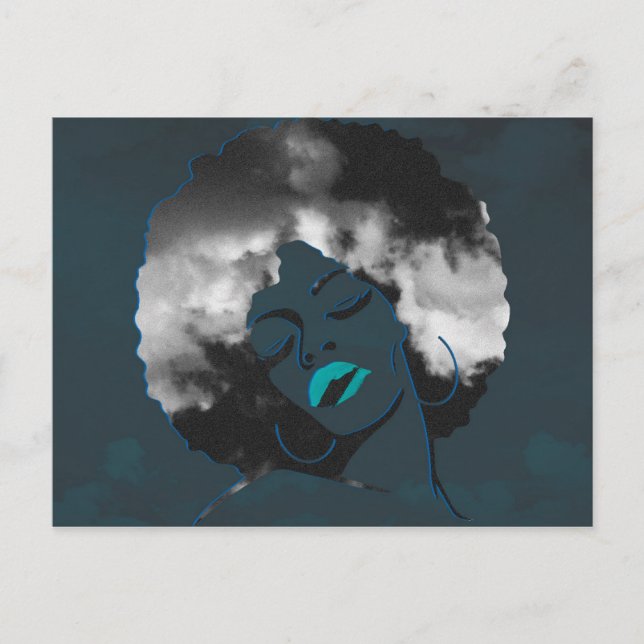 Carte Postale "Ciel nocturne" (Devant)