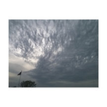 Ciel OKlahoma avec drapeau