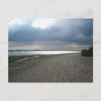 Carte Postale Ciel orageux et mer sulfureuse