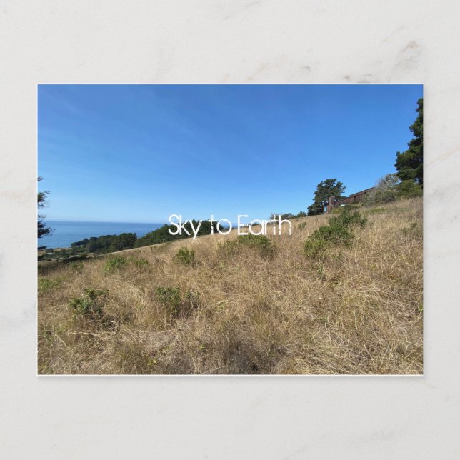 Carte Postale Ciel vers la Terre (Devant)