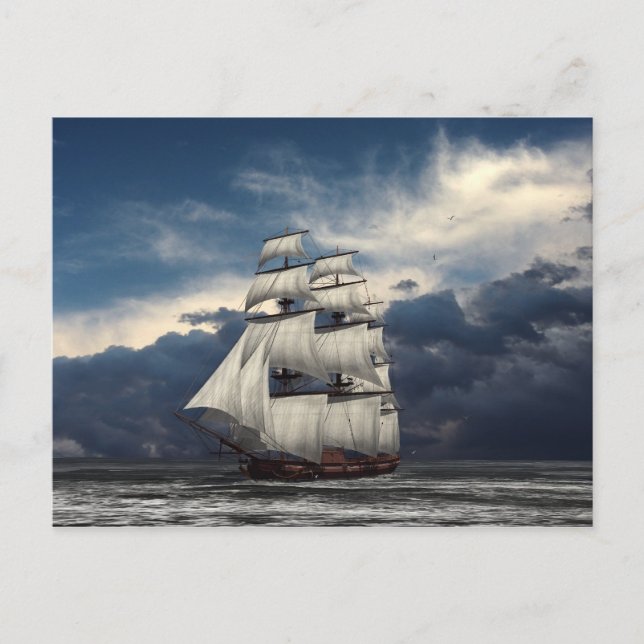 Carte Postale Ciels nuageux (Devant)