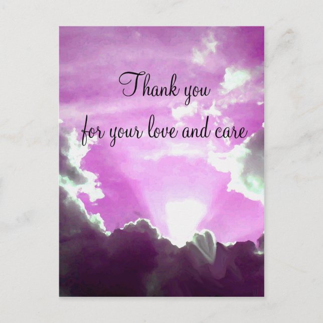 Carte Postale Ciels violets_ (Devant)