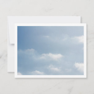 Carte Postale Cieux bleus avec nuages 5957 Relaxant Paisible