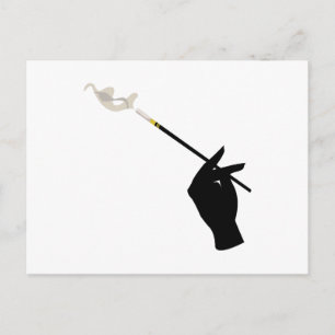 Carte Postale Cigarette à main