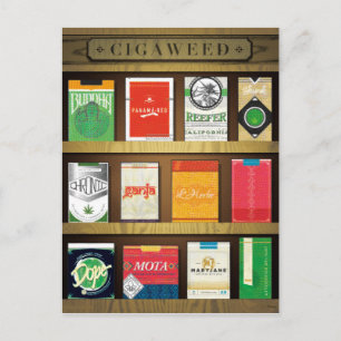 Carte Postale Cigaweed