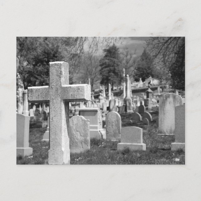 Carte Postale cimetière (Devant)