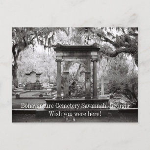 Carte Postale Cimetière Bonaventure Savannah