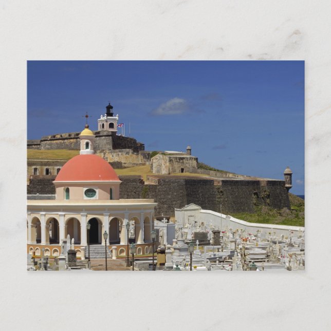 Carte Postale Cimetière marin de Porto Rico (Devant)
