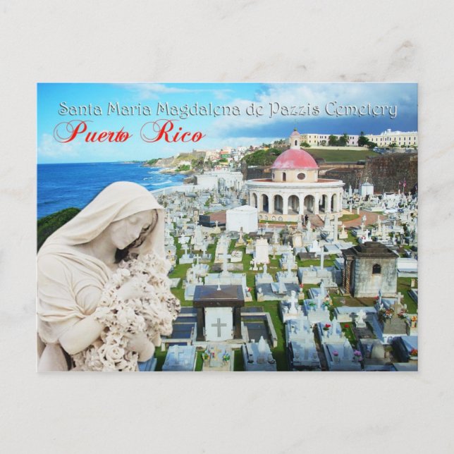 Carte Postale Cimetière père Noël Maria Magdalena de Pazzis (Devant)