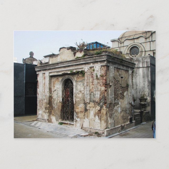 Carte Postale Cimetière Recoleta, Buenos Aires, Argentine (Devant)