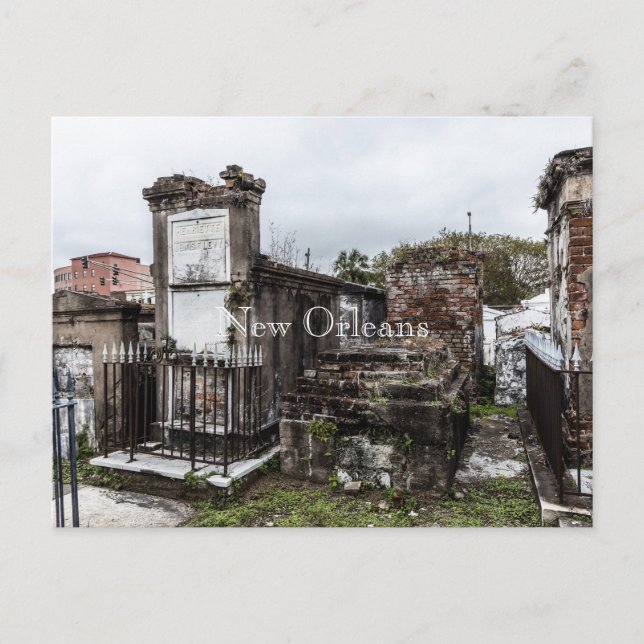Carte Postale Cimetière Saint-Louis no 1 (Devant)