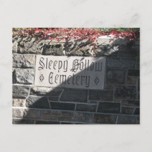 Carte Postale Cimetière Sleepy Hollow