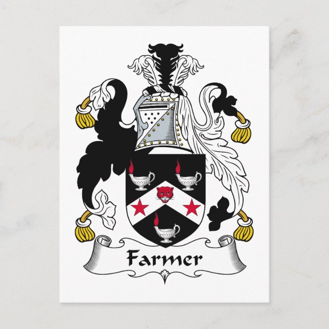 Carte Postale Cimier de la famille agricole (Devant)