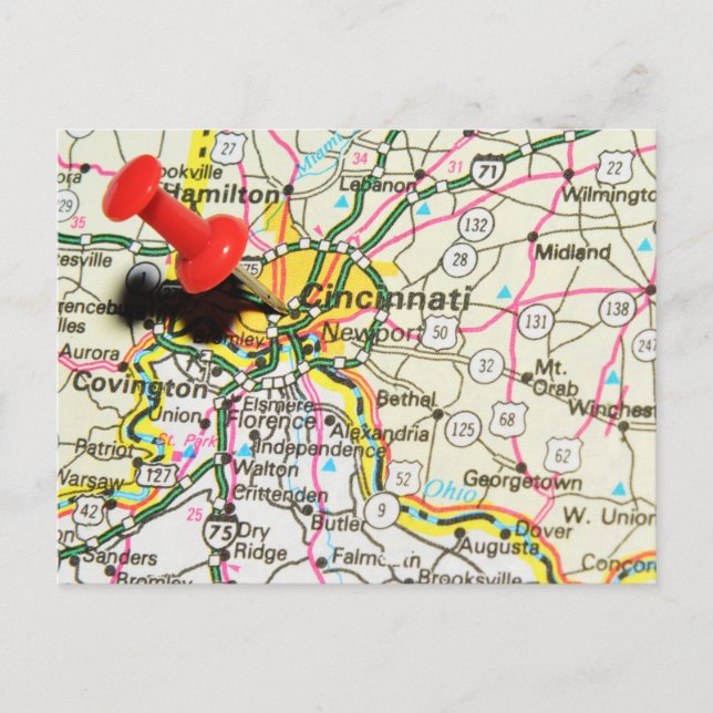 Carte Postale Cincinnati (Devant)