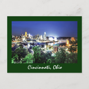 Carte Postale Cincinnati, Ohio, la Queen City.