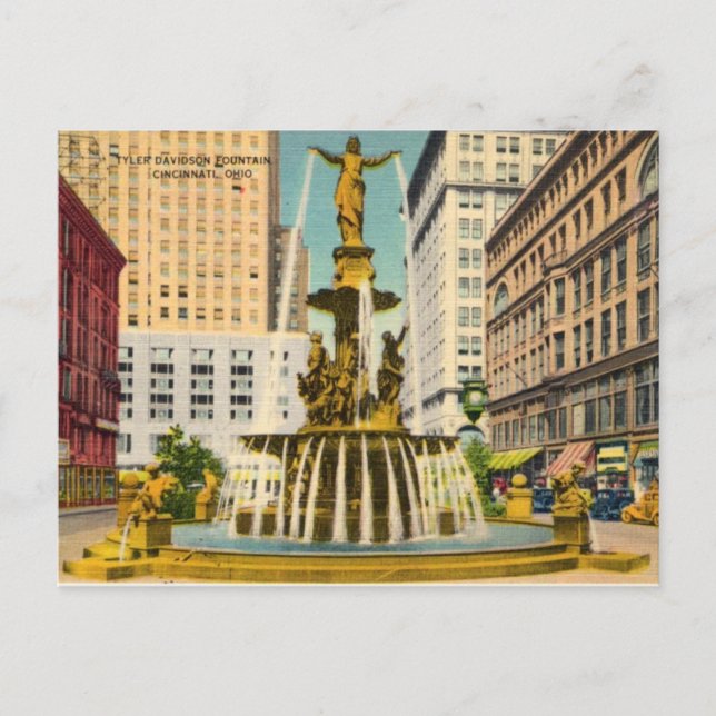 Carte postale Cincinnati vintage (Devant)