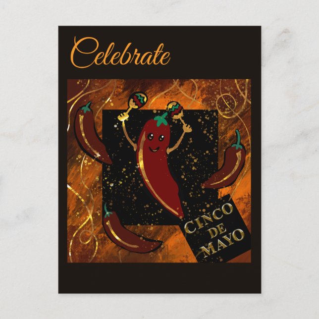 Carte Postale Cinco de Mayo  (Devant)