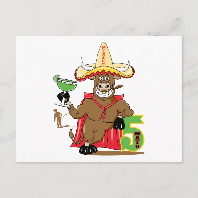 Carte Postale Cinco de Mayo (Devant)