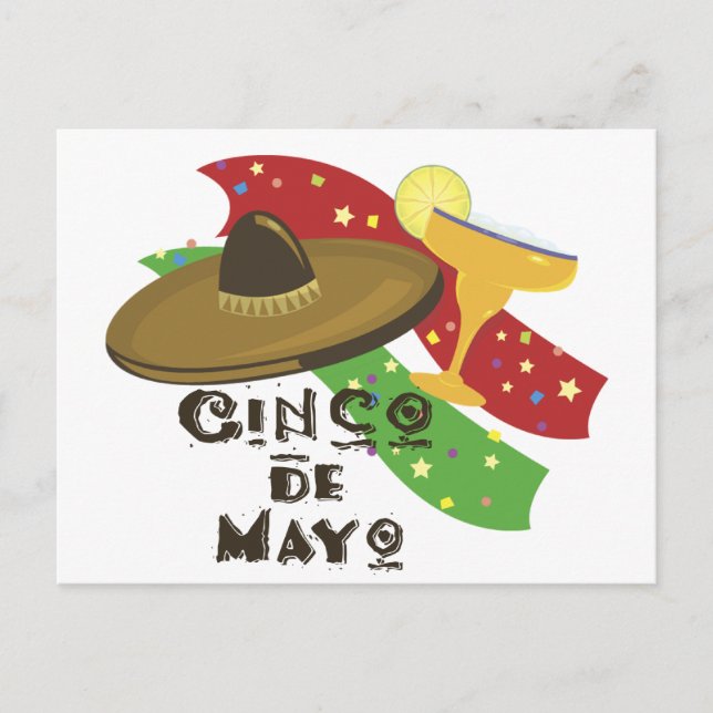 Carte Postale Cinco de Mayo (Devant)