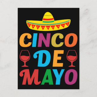 Carte Postale cinco-de-mayo-be-mexican-celebration-t-shirt-desig